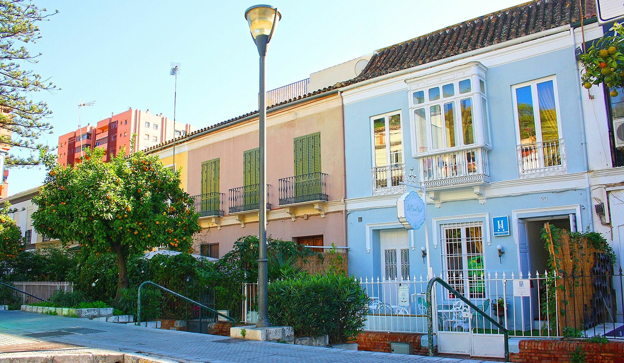 מאלגה La Casa Azul B&B + Apartments מראה חיצוני תמונה